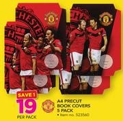 Manchester United A4 precut Book Covers 5 Pack-Per Pack