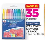 Staedtler Wax Twist Crayons 12 Pack-Per Pack