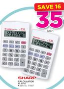 Sharp Calculator EL 231L-Each
