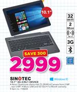 Sinotec 10.1" 3G 2 In 1 Device