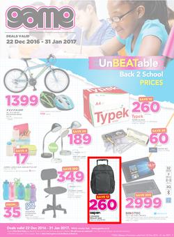 Game Lesotho : Back To School (22 Dec - 31 Jan 2016), page 1