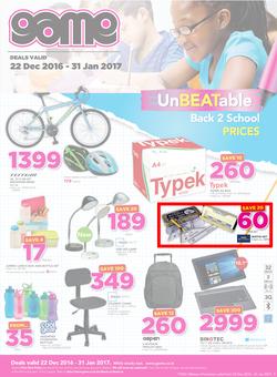 Game Lesotho : Back To School (22 Dec - 31 Jan 2016), page 1