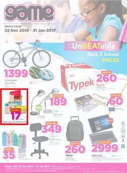 Game Lesotho : Back To School (22 Dec - 31 Jan 2016), page 1