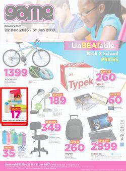 Game Lesotho : Back To School (22 Dec - 31 Jan 2016), page 1