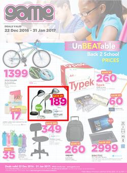 Game Lesotho : Back To School (22 Dec - 31 Jan 2016), page 1