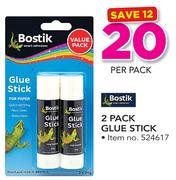 Bostik 2 Pack Glue Stick-Per Pack