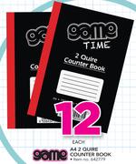 Game A4 2 Quire Counter Book-Each