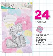 A4 Die Cut Book Jackets 5 Pack-Per Pack