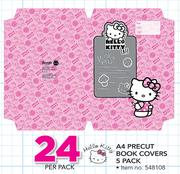Hello Kitty A4 Precut Book Covers 5 pack-Per Pack