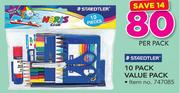 Staedtler 10 Pack Value Pack-Per Pack