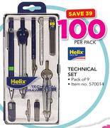 Helix Technical Set 9 Pack-Per Pack