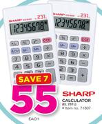 Sharp Calculator EL231L-Each