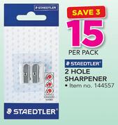 Staedtler 2 Hole Sharpener-Per Pack
