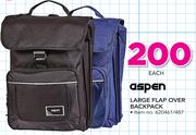 Aspen Large Flap Over Backpack-Each