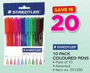 Staedtler 10 Pack Coloured Pens