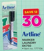 Artline Laundry Marker EK750