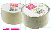 Simple Choice Clear Or Buff Tape-Each