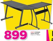 Colt Corner Desk Black