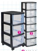 Addis Wide 3 Drawer Blue-Each