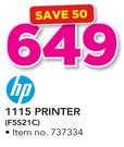 HP 1115 Printer F5S21C