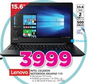 Lenovo Intel Celeron Notebook Ideapad 110