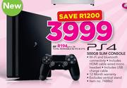 PS4 500GB Slim Console