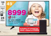 LG 49" UHD Smart LED TV 49UF640T.AFB