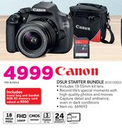 Canon DSLR Starter Bundle EOS1200D-Per Bundle
