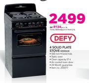 Defy 4 Solid Plate Stove DSS514