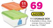 Addis 11Ltr Storage Box-Each