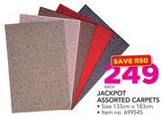 Jackpot Assorted Colours 133x183Cm-Each
