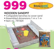 Bounceking Wooden Sandpit