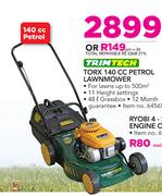 Trimtech Torx 140cc Petrol Lawnmower