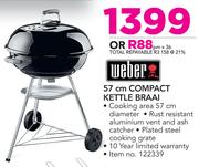 Weber 57cm Compact Kettle Braai