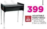 Out & About Adjustable Family Braai