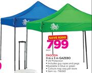 Pagoda 3mx3m Gazebo-Each