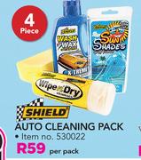 Shield 4 Piece Auto Cleaning Pack-Per Pack