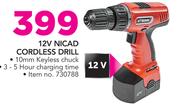 Stramm 12V NICAD Cordless Drill