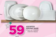 Assorted Serving Ware-Each
