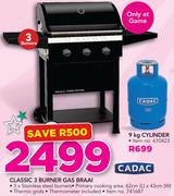 Cadac Classic 3 Burner Gas Braai