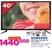 Samsung 40" Full HD LED TV UA40J5000