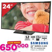 Samsung 24" Series 4 LED TV UA24H4100