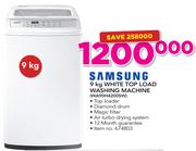 Samsung 9kg White Top Load Washing Machine WA90H4200SW