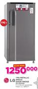 LG 190Ltr Metallic Single Door Fridge GL-205KME