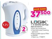Logik 1.7Ltr White Kettle RSH-441668-01