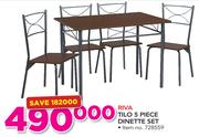 Riva Tilo 5 Piece Dinette Set