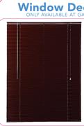 Decorland Ready Made 25mm Aluminium Venetian Blinds(Printed Woodgrain Mahogany) 1000x1600mm