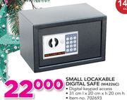 Small Lockable Digital Safe W4226C 31x20x20cm