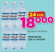 Rwenzori Water-24x500ml