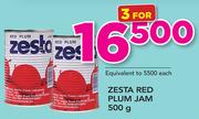 Zesta Red Plum Jam-3x500g